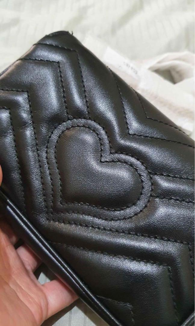 Gucci Marmont Super Mini (Category: Luxury Bags & Wallets) located in Pasay City. Submitted by lizshoppe (Listing ID 1081356908, Image 3). Description: Gucci Marmont super mini 101% Authentic With receipt. Complete Inclusions: Paperbag, box, ribbon, cards, receipt, dustbag. Excellent. No flaws. Available as long as posted here. Photos? Posted already. Let me know what kind of photo you need. Size: Super Mini. Please check Gucci website for exact 