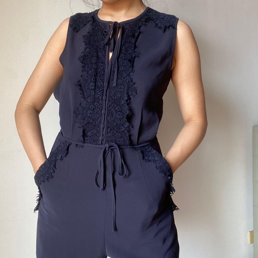 H&m lace playsuit top