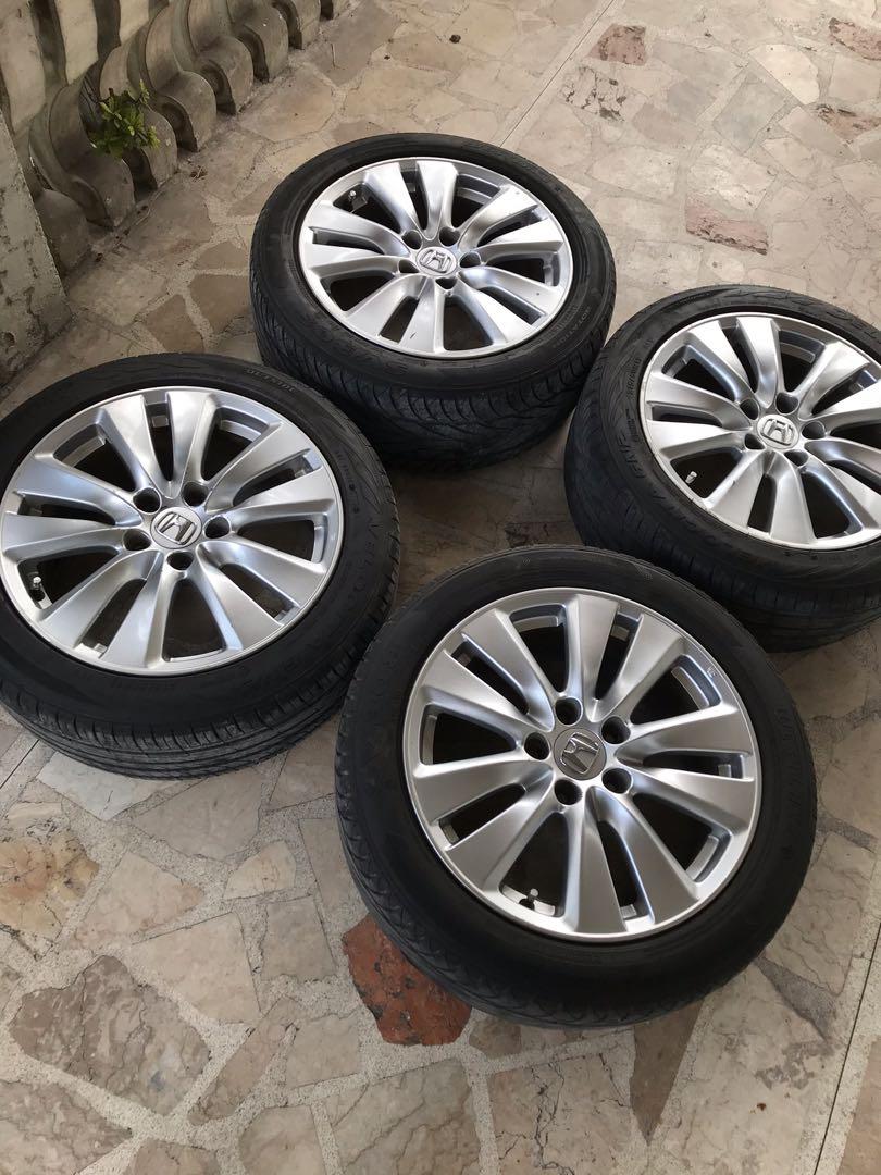 Honda Accord Stock mags 17s With Tires, Car Parts & Accessories, Mags ...