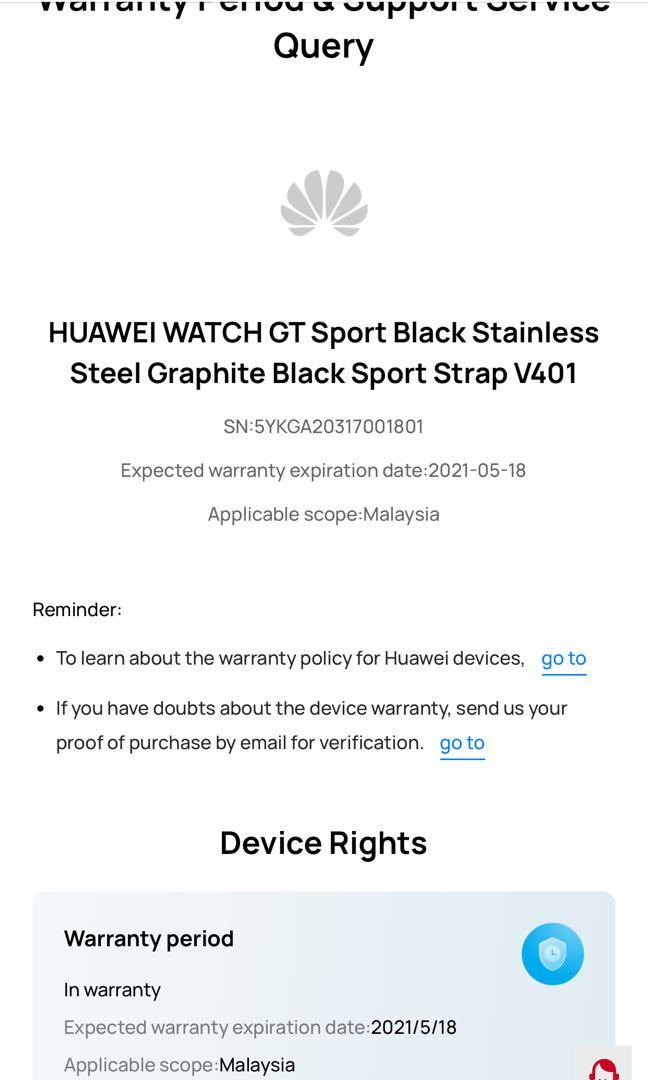 Gt watch deals sport v401