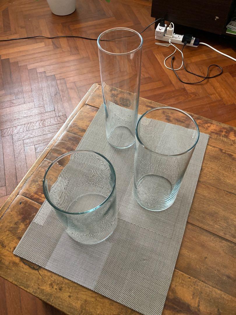 IKEA Cylinders, Furniture & Home Living, Gardening, Pots & Planters on