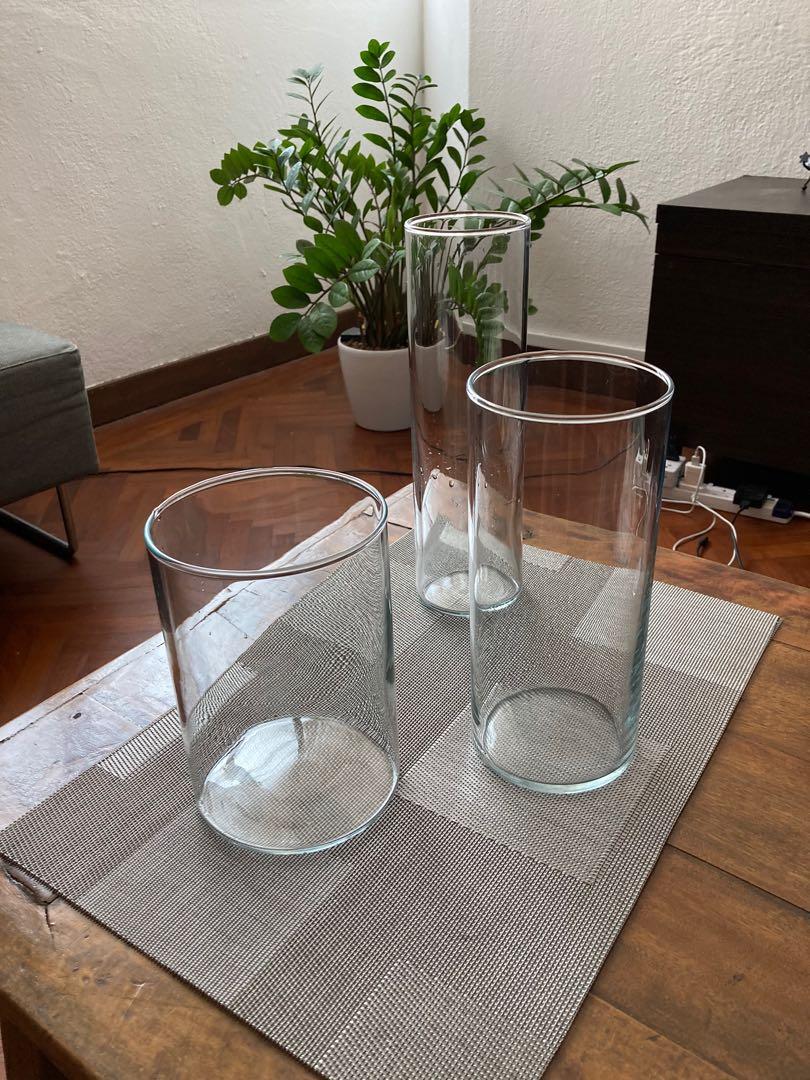 IKEA Cylinders, Furniture & Home Living, Gardening, Pots & Planters on