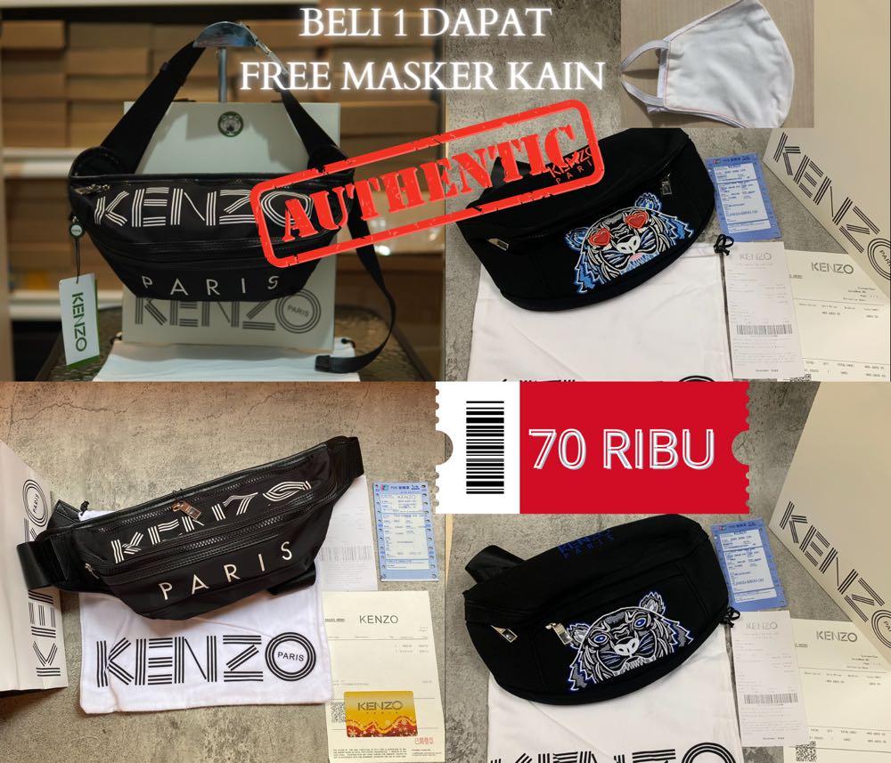 Ciri ciri waist bag kenzo original clearance