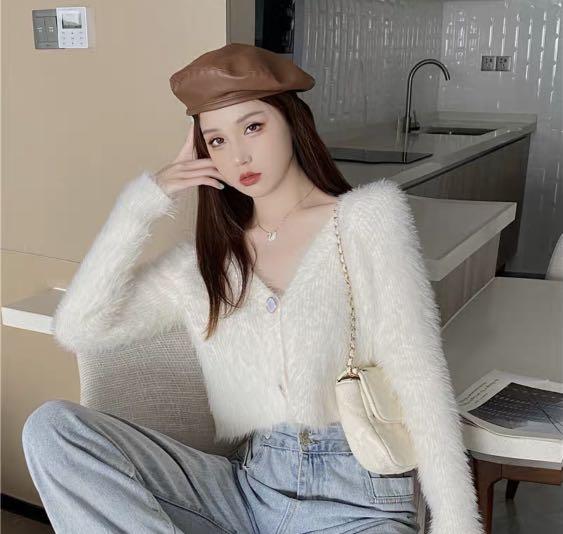 White clearance cardigan top