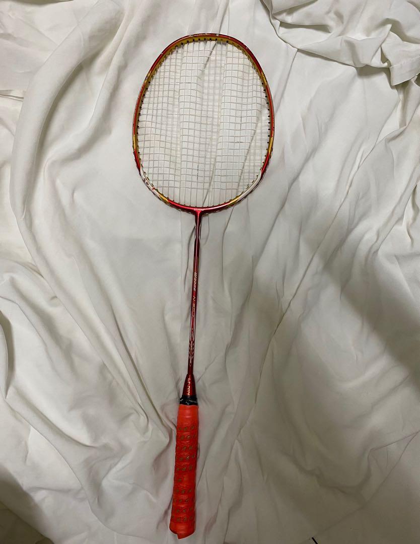 Lindan Woods N90-2 Badminton Racket, Sports Equipment, Sports & Games,  Racket & Ball Sports On Carousell