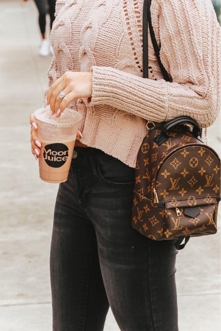 Louis Vuitton mini palm spring backpack  Vuitton outfit, City outfits, Mini  outfit