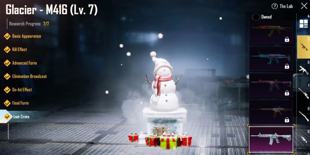 M416 GLACIER MAX LOOT BOX = Level 7 - PUBG MOBILE ACCOUT FOR SALE MALAYSIA,  Video Gaming, Video Games on Carousell