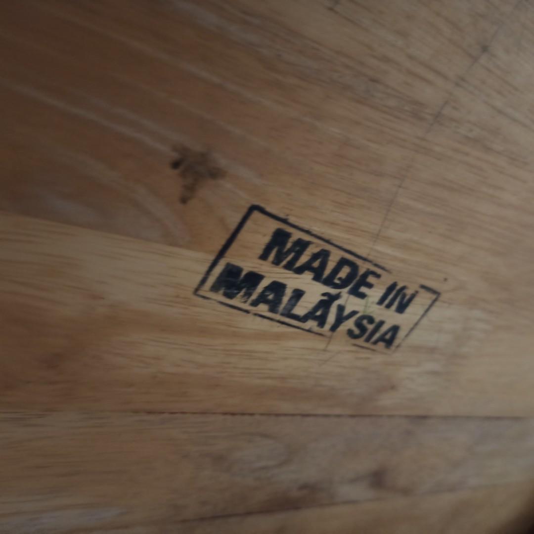 Malaysian Wood Table, Furniture & Home Living, Furniture, Tables & Sets