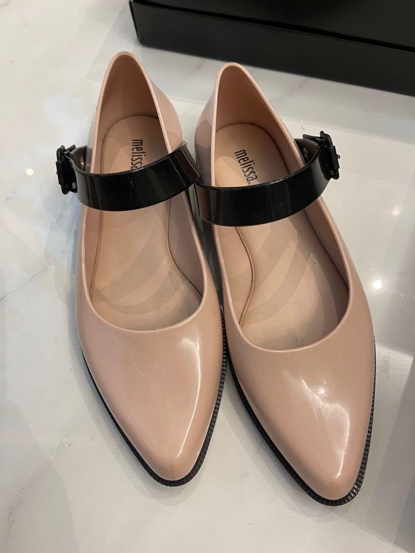 Melissa Mary Jane in Pink Black size 7 eur38 Women s Fashion