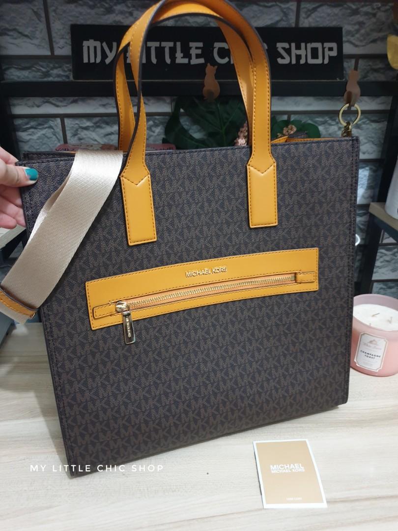 💯 Original Michael Kors Kenly Large Tote Bag, Women's Fashion, Bags &  Wallets, Tote Bags on Carousell