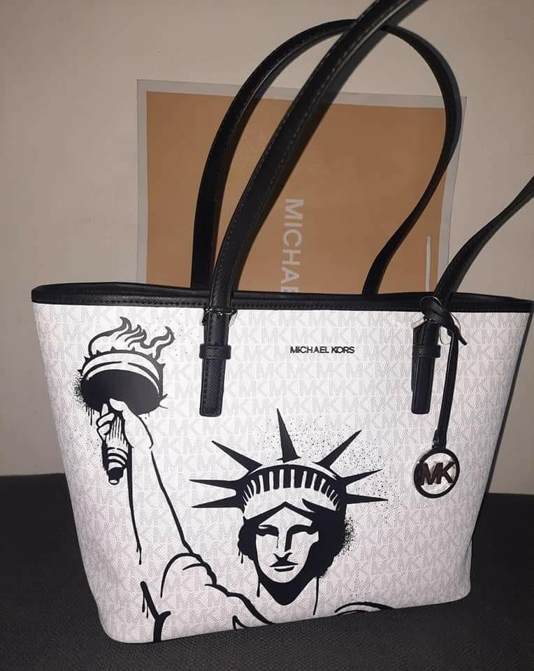 Michael Kors New York City Bright White LIMITED EDITION Carryall Tote,  Luxury, Bags & Wallets on Carousell