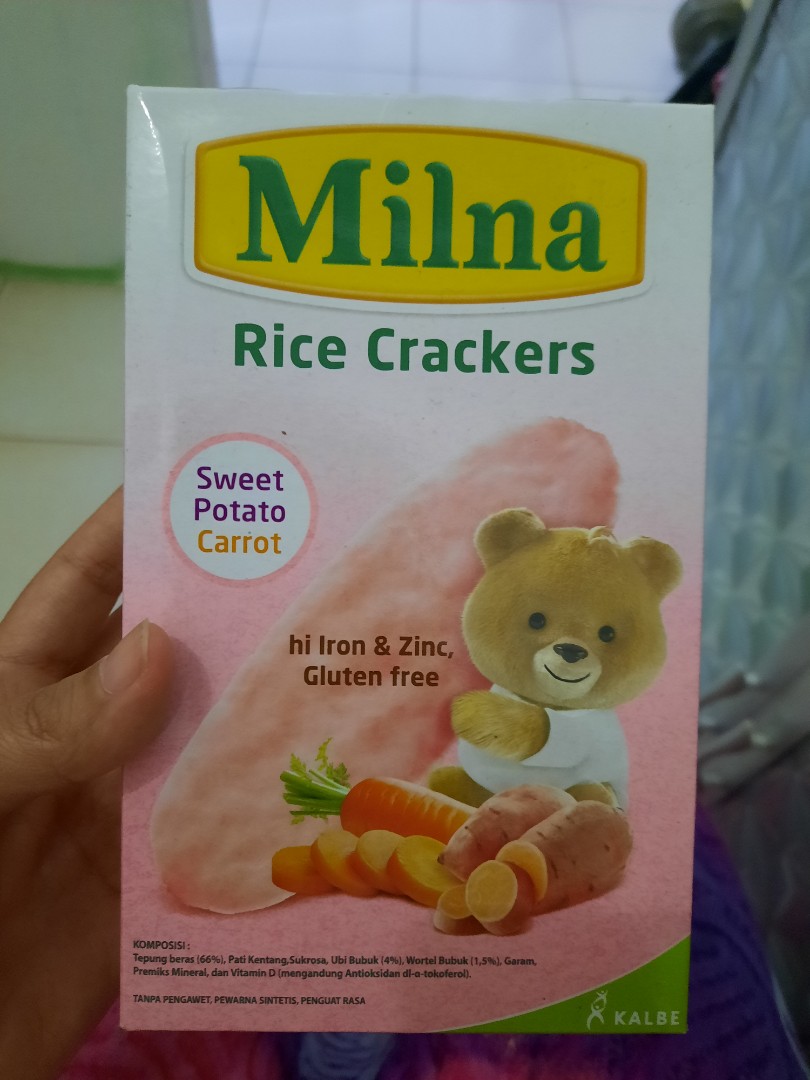 Milna Rice Cracker Makanan Minuman Makanan Instan Di Carousell