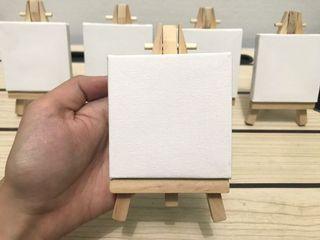 Mini Stretched Canvas with Mini Easel
