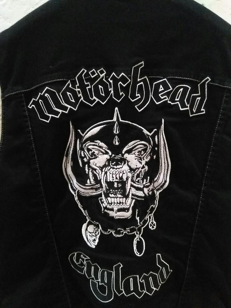 Motorhead lemmy kilmister denim vest 