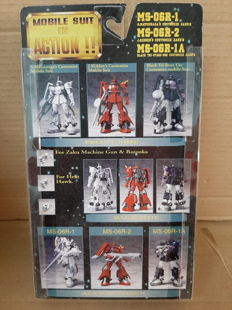 MSIA Mobile Suit in Action RX-78-2 Gundam MS-06R-2 ZAKU II 1 Year War ...