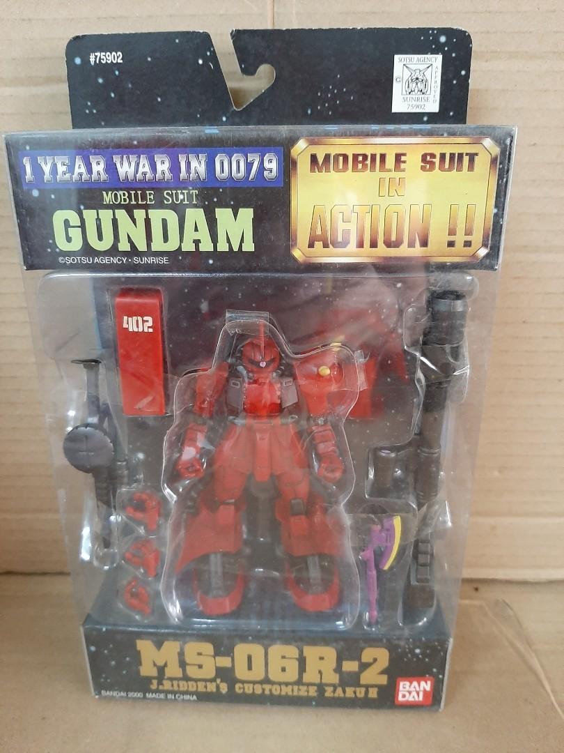 MSIA Mobile Suit in Action RX-78-2 Gundam MS-06R-2 ZAKU II 1 Year War ...
