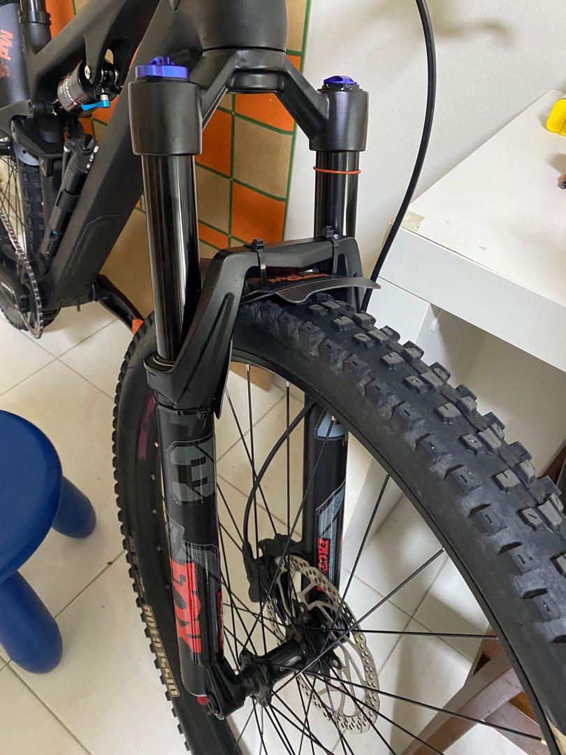 MTB 29er Fork 140mm travel 34 diameter thru axel 100 105x15mm airfork suspension. Not fox fox sticker only Sports Equipment Bicycles Parts Parts Accessories on Carousell