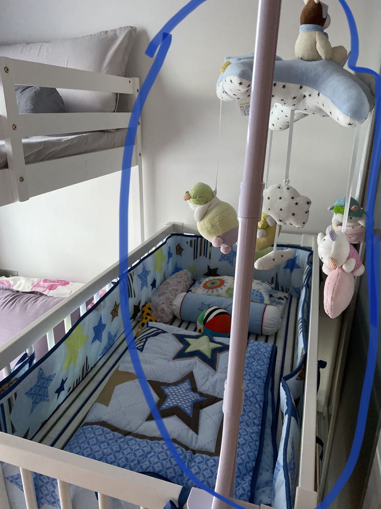 Musical Rotated Crib Mobile, Babies & Kids, Baby Nursery & Kids
