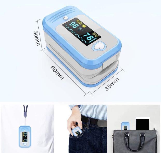 Oxygen Saturation Monitor, MED LINKET AM801 5 in 1 Pulse Oximeter ...