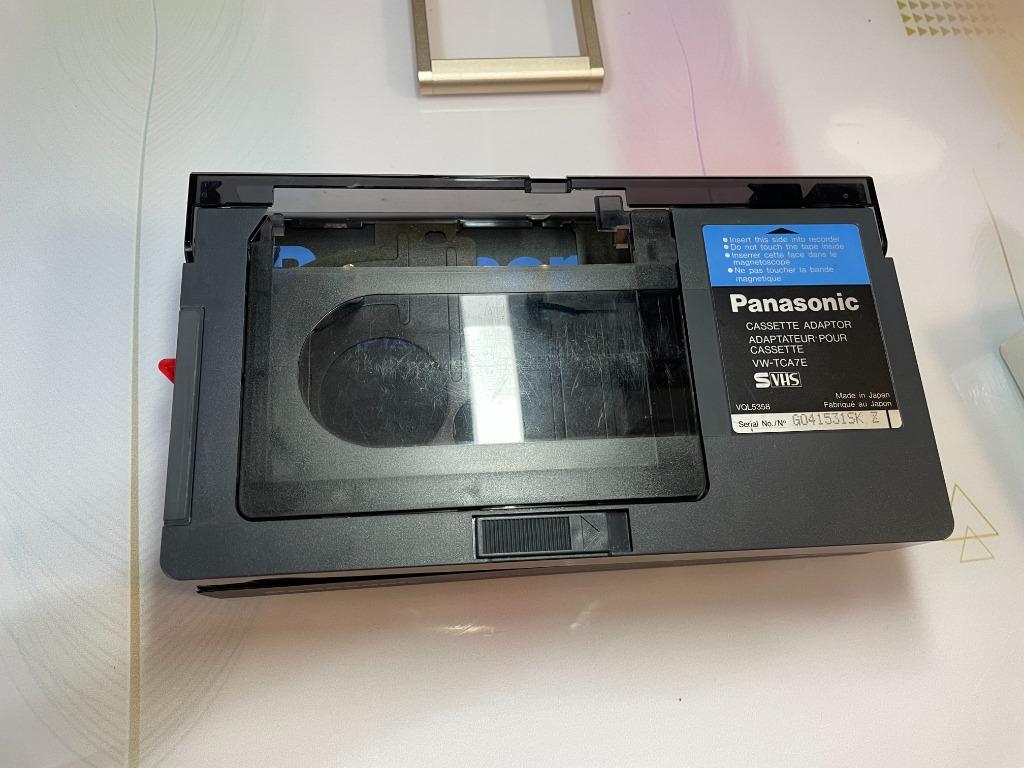 Panasonic Cassette Adapter 轉換器 VHSC to VHS, 興趣及遊戲, 音樂、樂器 & 配件, 音樂與媒體
