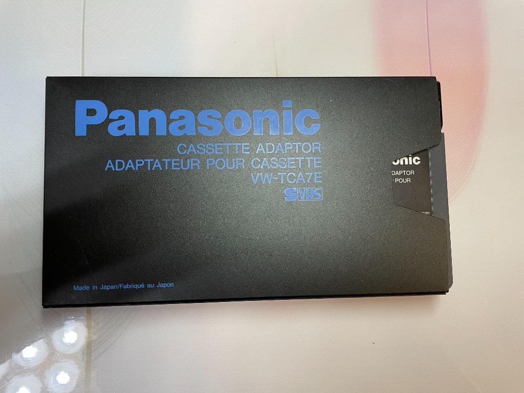 Panasonic Cassette Adapter 轉換器 VHSC to VHS, 興趣及遊戲, 音樂、樂器 & 配件, 音樂與媒體