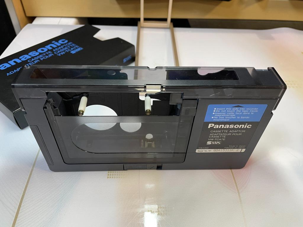 Panasonic Cassette Adapter 轉換器 VHSC to VHS, 興趣及遊戲, 音樂、樂器 & 配件, 音樂與媒體