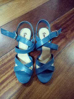 Payless Teal Wedges