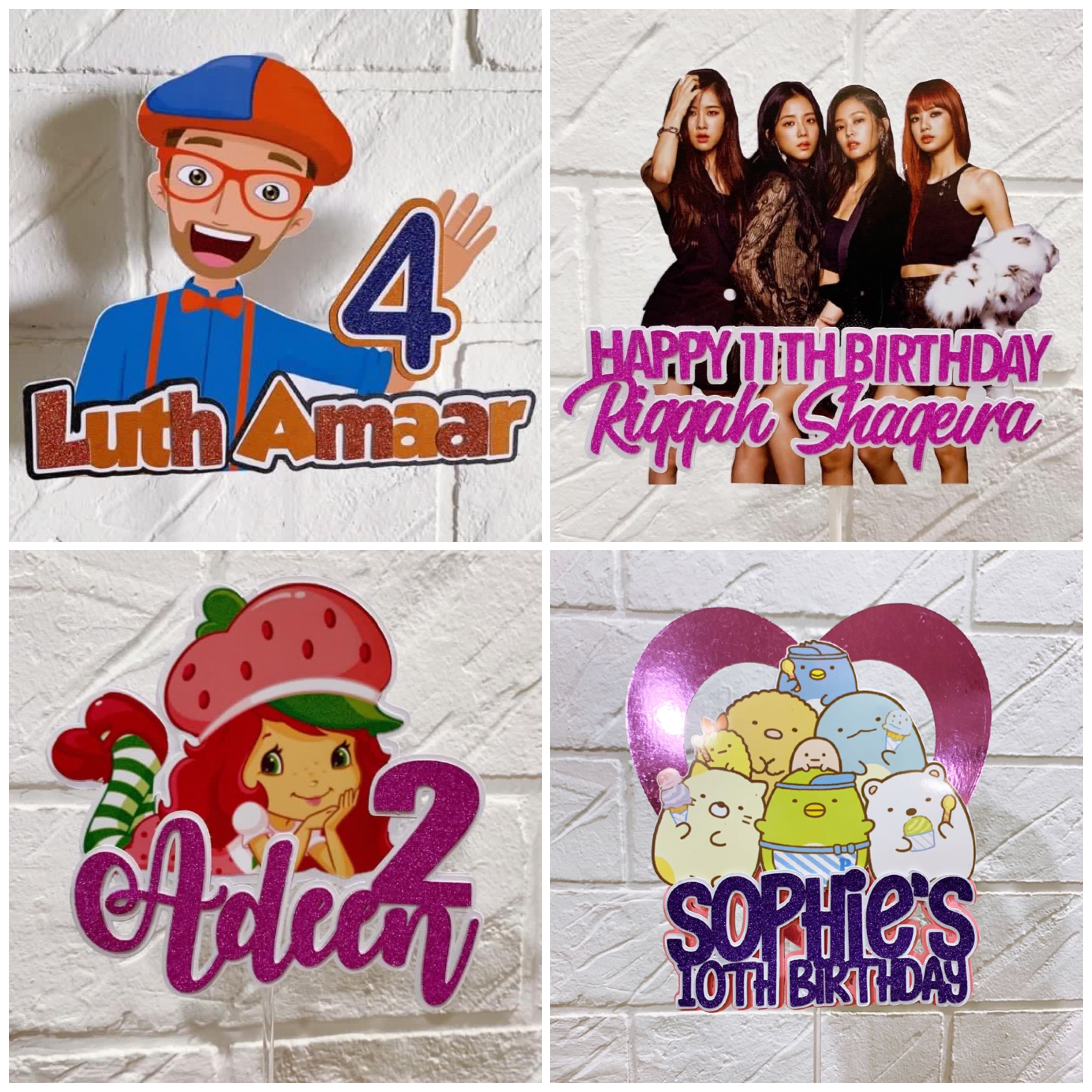 Blippi Cake and Toppers Set - Personalized | Shopee Philippines