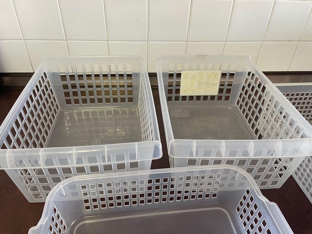 Plastic Storage Containers/Baskets, Furniture & Home Living