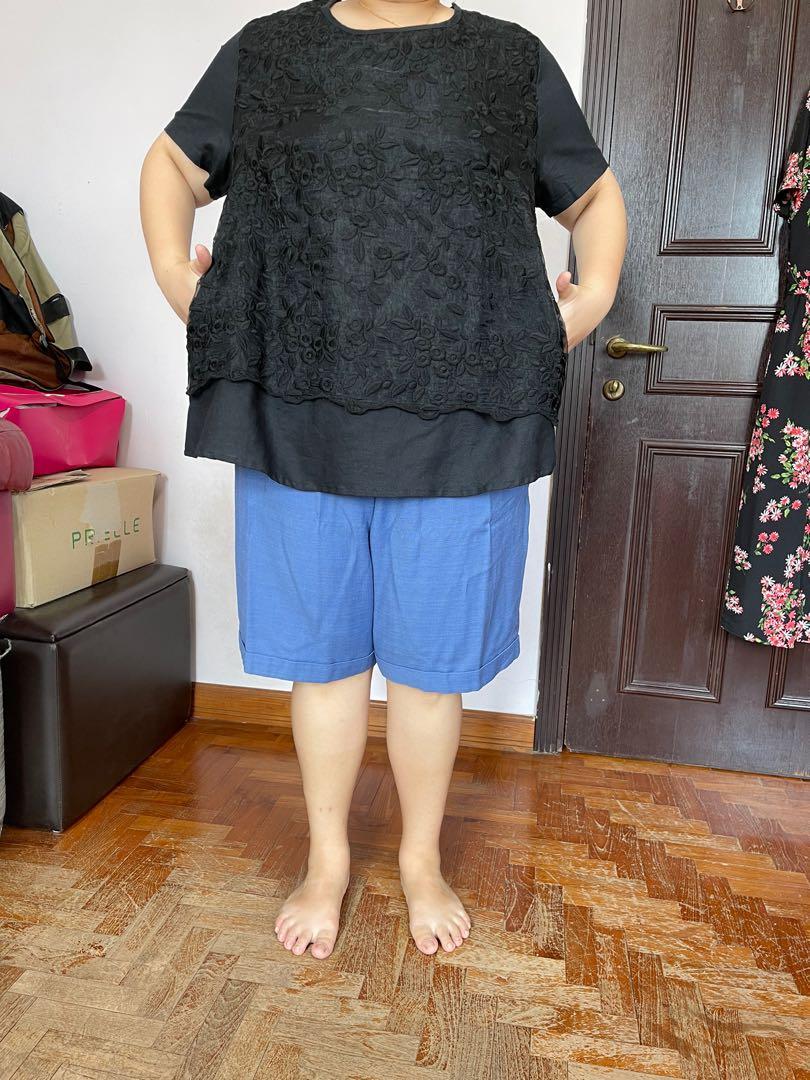 Black blouse size 22 clearance