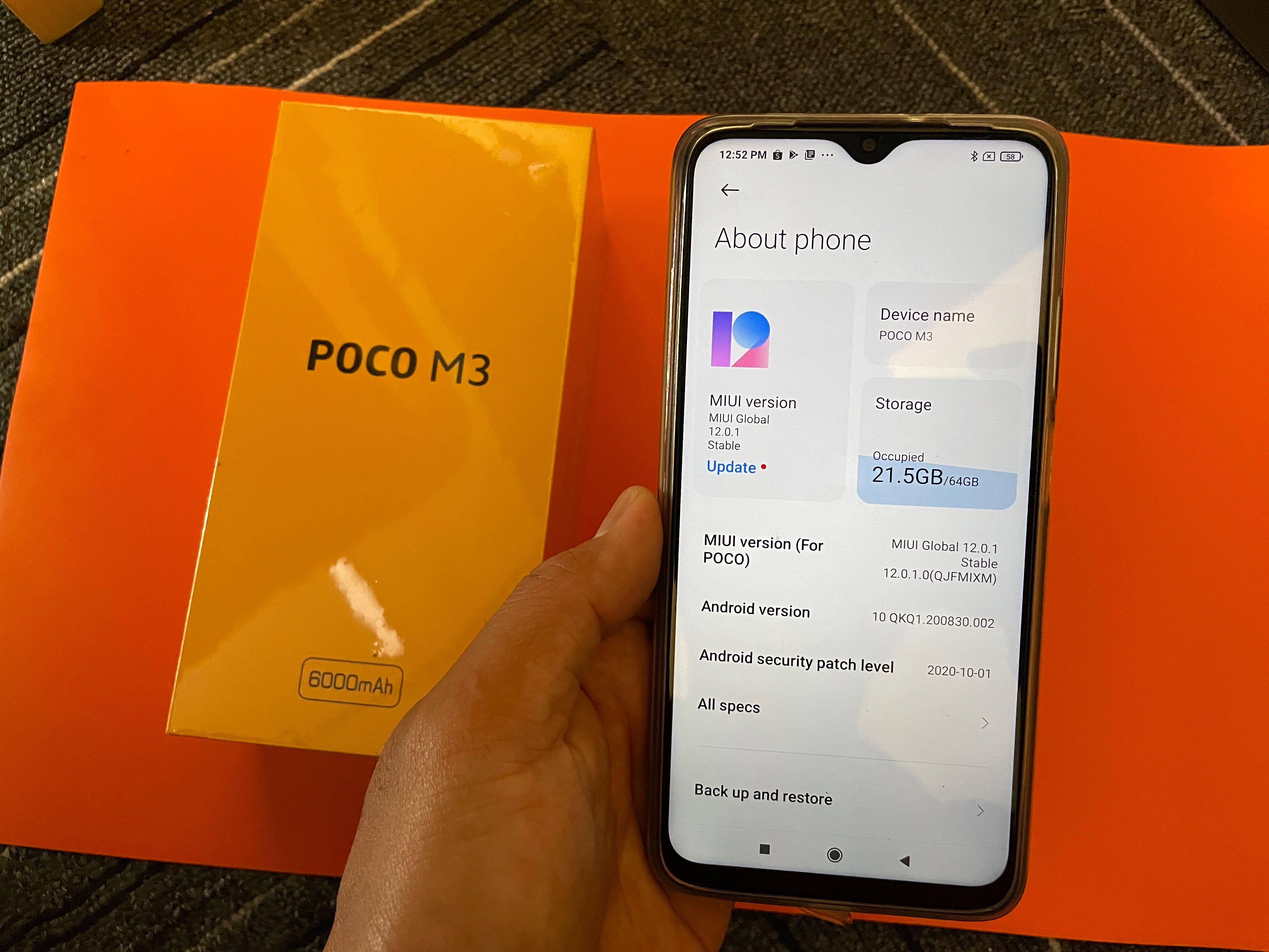 poco m3 xiaomi android 4 64gb black