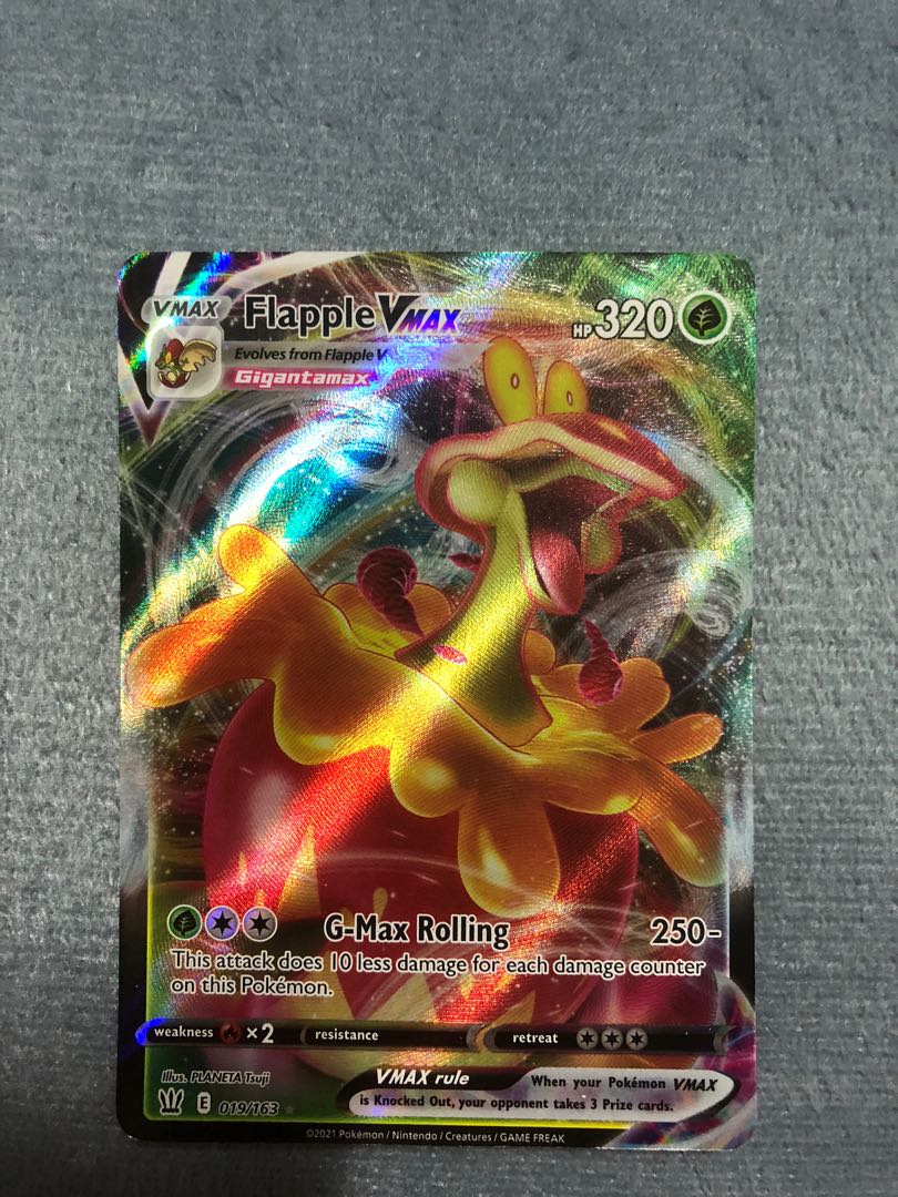 flapple vmax pokemon card value Flapple VMAX Single Strike Master main image 0