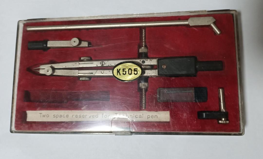 Precision Engineering Compass (Category: Home Improvement Tools & Accessories) located in Singapore. Submitted by yl_ling10 (Listing ID 1081306508, Image 1). Description: ( picture no. 1 to 5 ) Unique and Special for drawings ** • K505 Precision Compass Set 5's guidelines Compass, extension Technical pen holder, pointer guide, pencil lead container. - @ $ 2.00 *** SPECIAL OFFER - ** FREE ** * Buy one (1) Get one (1) Free * ** SELL YOU FOR FREE **