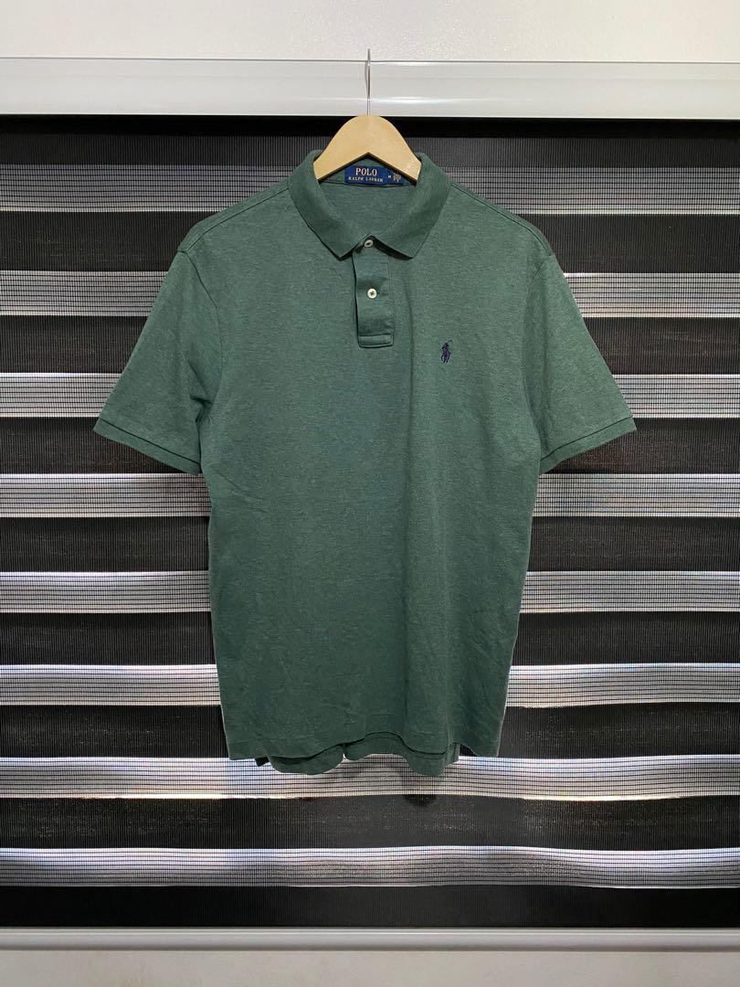 Ralph Lauren forest green polo shirt, Men's Fashion, Activewear on Carousell