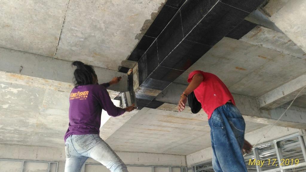 Retrofitting Carbon Fiber, Commercial & Industrial, Construction