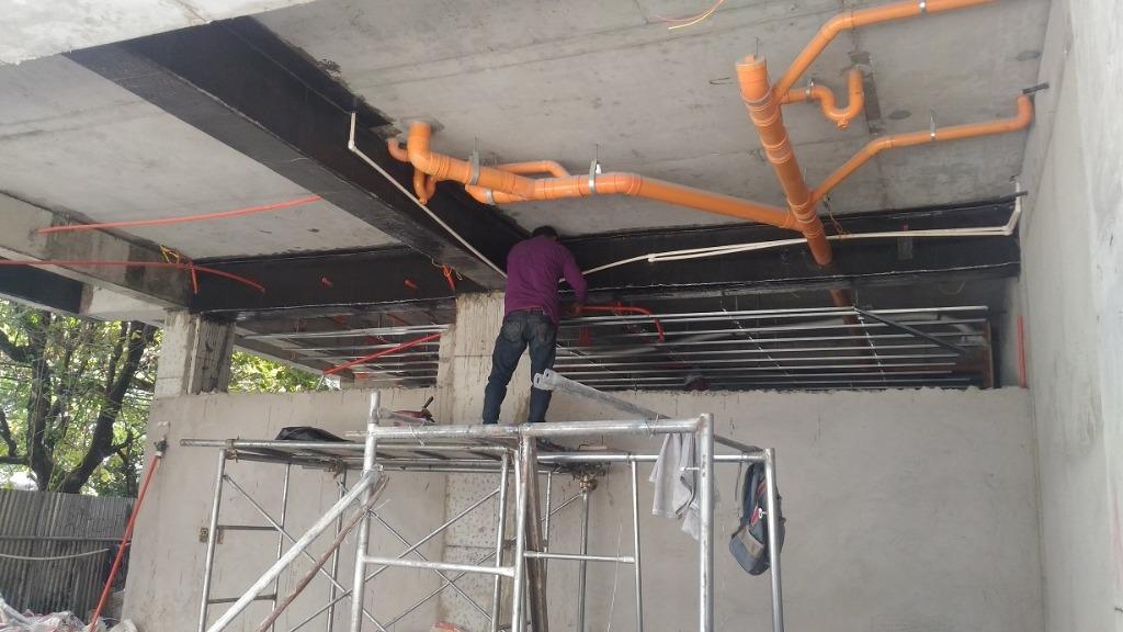 Retrofitting Carbon Fiber, Commercial & Industrial, Construction