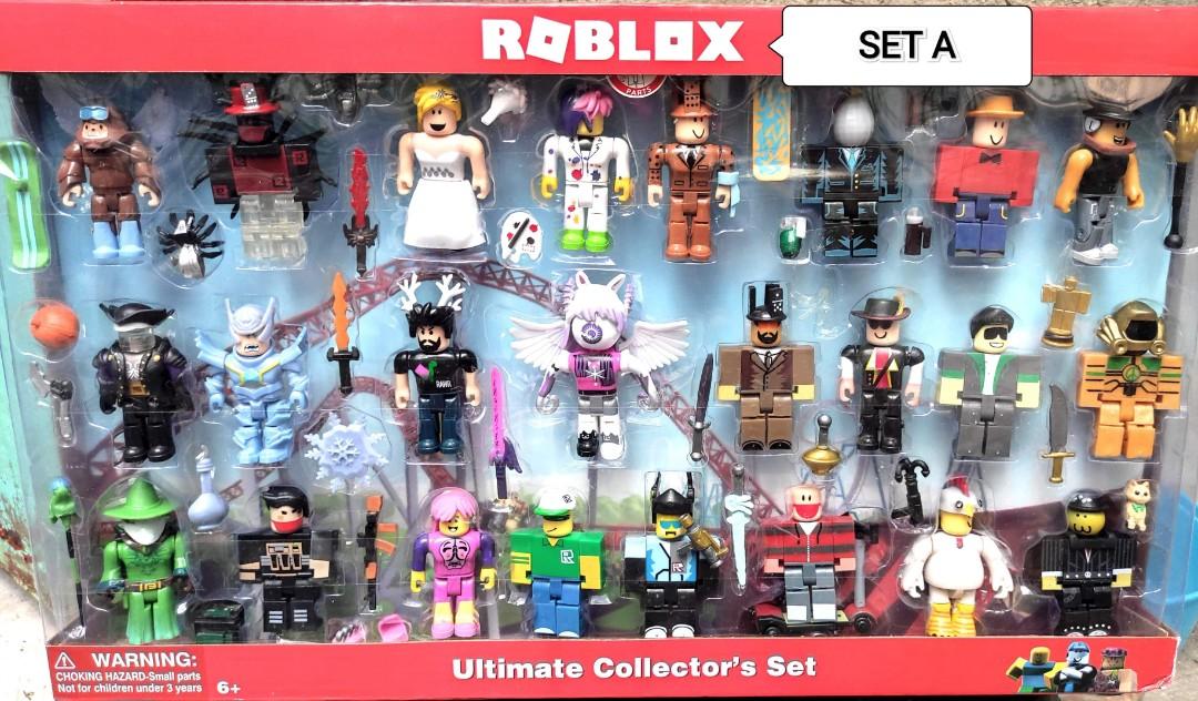 Roblox Action Figures Set On Hand Hobbies Toys Toys Games On Carousell - roblox base figure