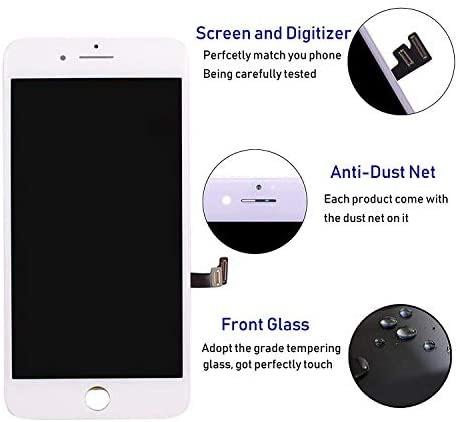 QTlier iPhone 7 Screen Replacement,LCD Display and Touch Screen Digitizer  Replacement Frame Assembly with Repair Tool Kit(Black, 4.7Inch, for iPhone