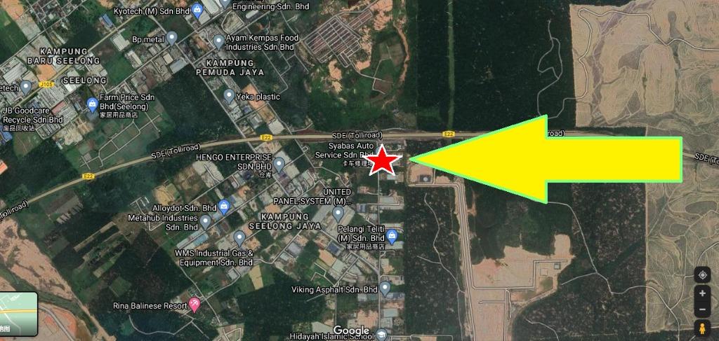 Seelong ,Senai @ Industrial Land For Rent, Property, Rentals on 