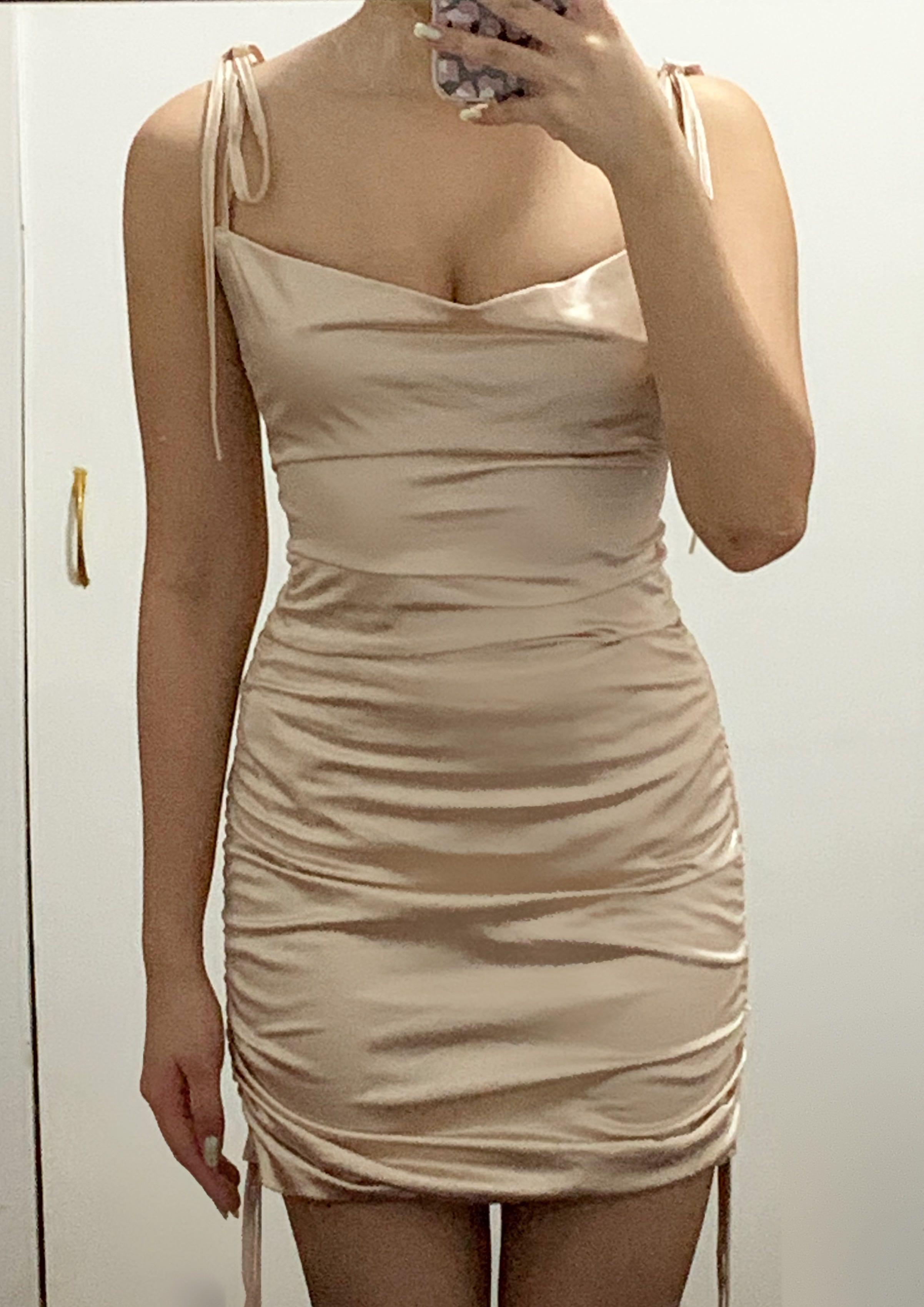 Silky ruched dress Clearance