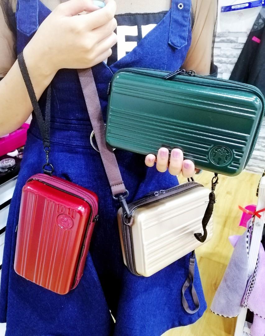 Starbucks mini luggage bag sling 