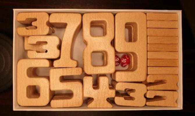 Sumblox Sumblocks 32 pieces Wooden Math Numeracy Numbers Building Block ...