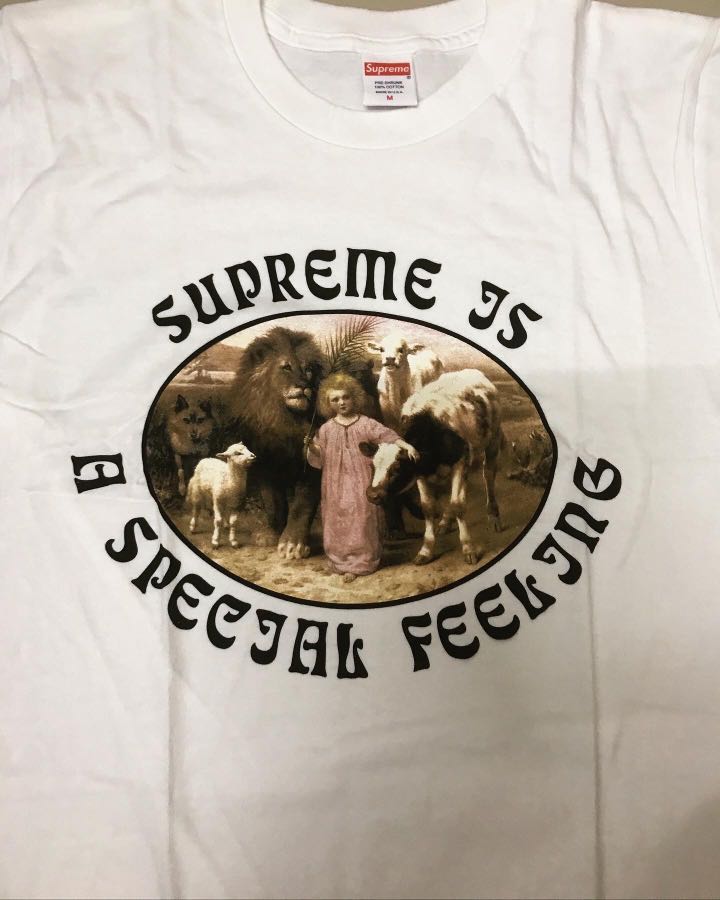 Supreme FW16 Special Feeling Tee Men s Fashion Tops Sets Tshirts Polo Shirts on Carousell