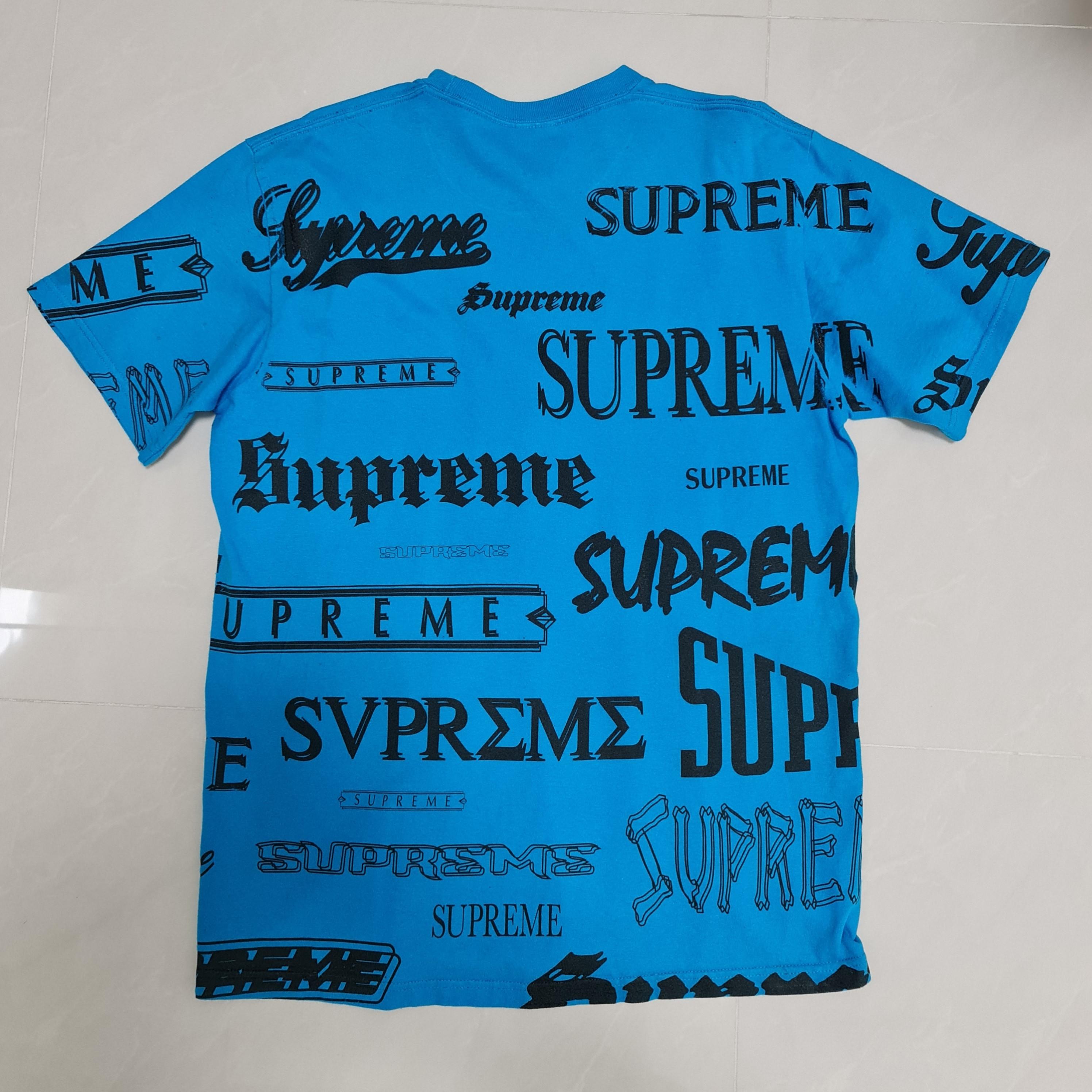 Supreme Multi Logo Tee Black Men's - FW20 - US