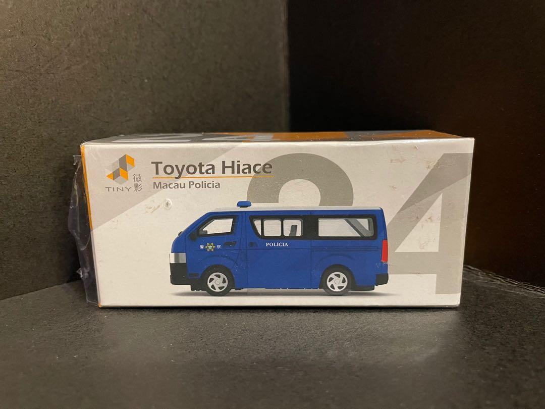 TINY 微影#24 豐田Toyota Hiace Macau Policia 澳門司警Van Product ID 