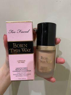 Too faced  born this way luminous pil free foundation