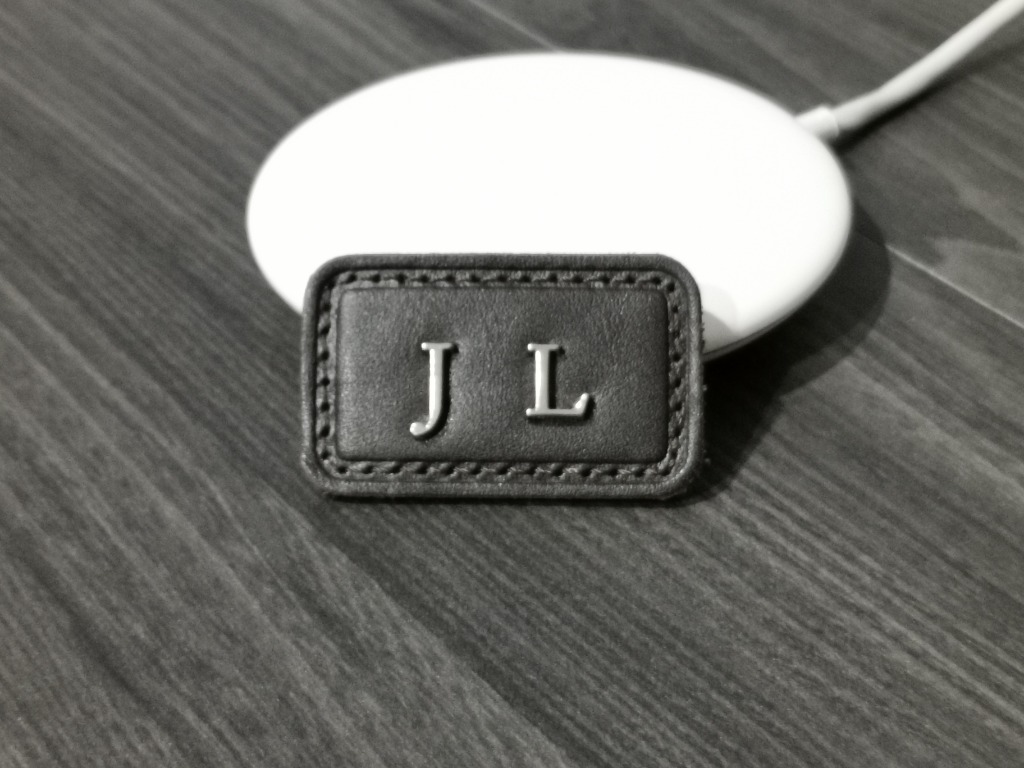 Tumi 3D letters J L brown monogram tag small, Luxury, Bags & Wallets