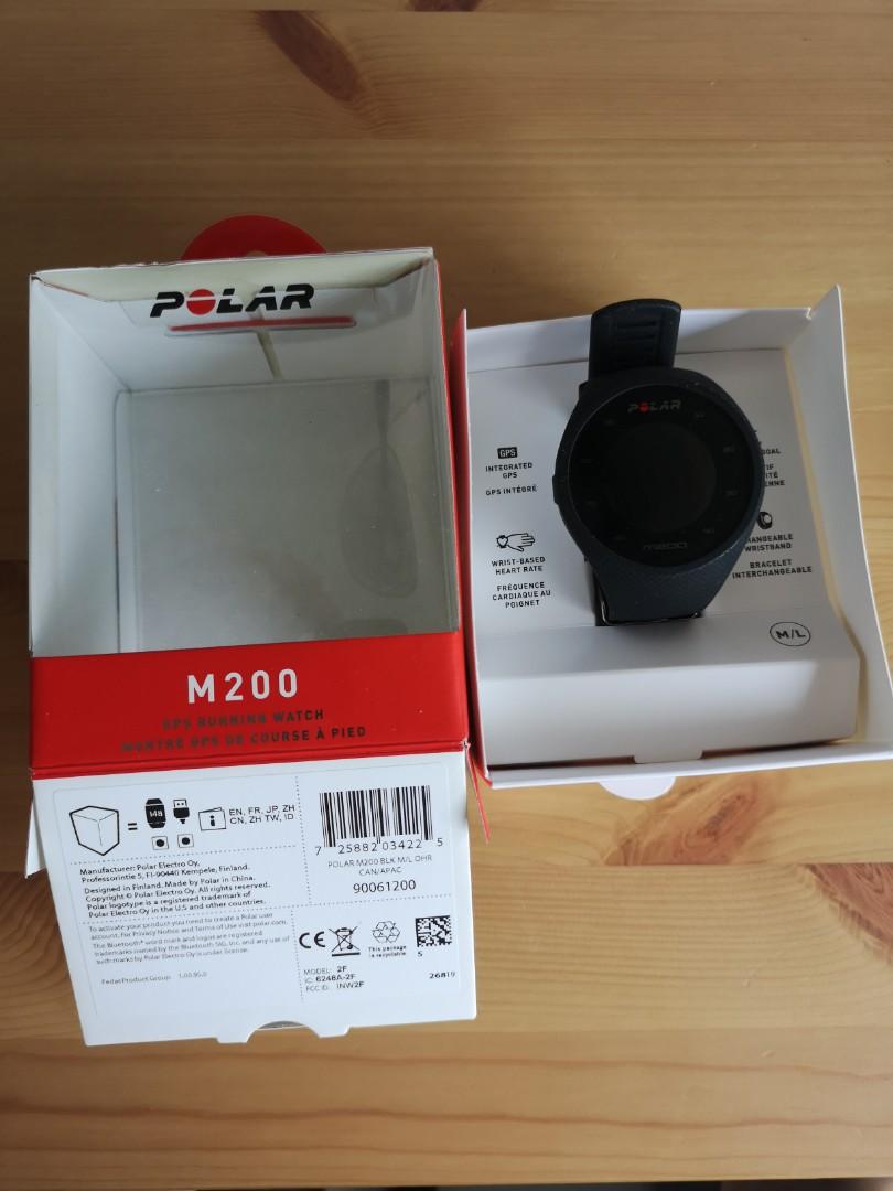 Used Polar M200 Good Condition With Box and Charging Cable