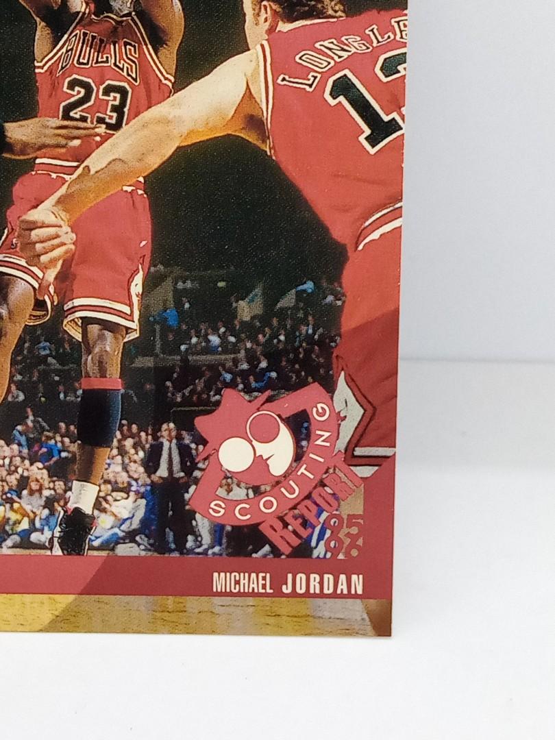 Vintage 1995 Upper Deck Michael Jordan Scouting Report NBA Basketball