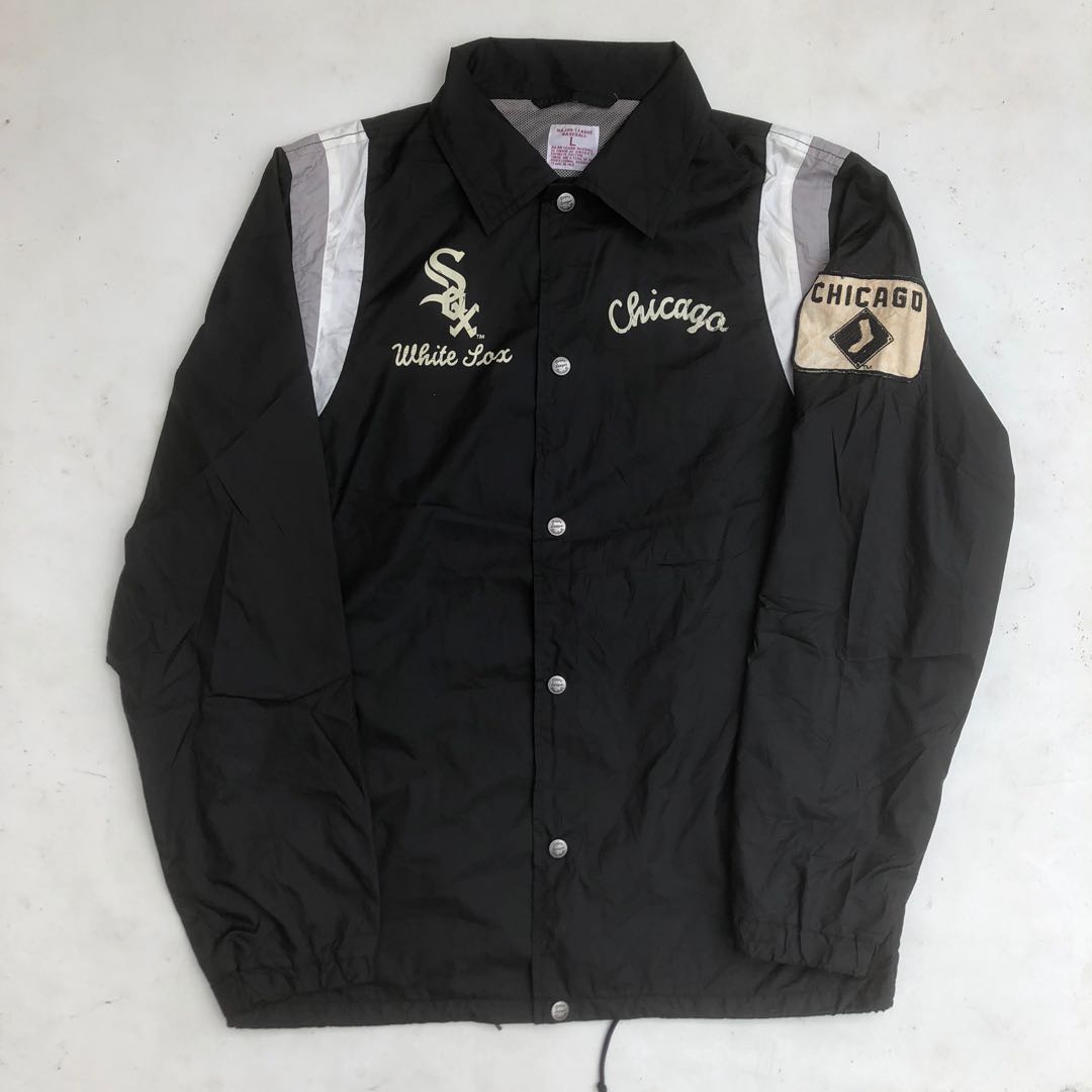 Vintage 90s MLB Chicago White Sox Coach Jacket